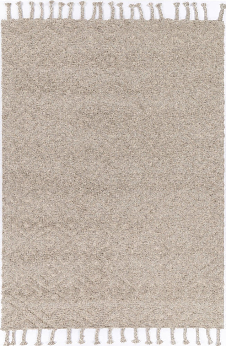 Goa Diamond Wool Blend Ash Rug - DLB Furniture