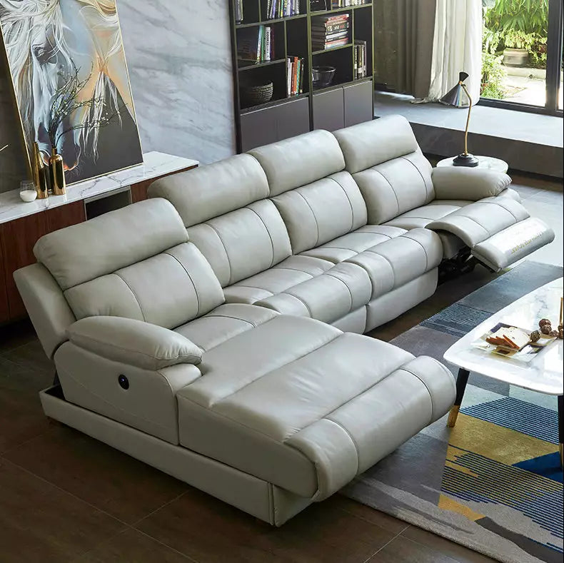 Electric Recliner Premium Leather Sofa CD9
