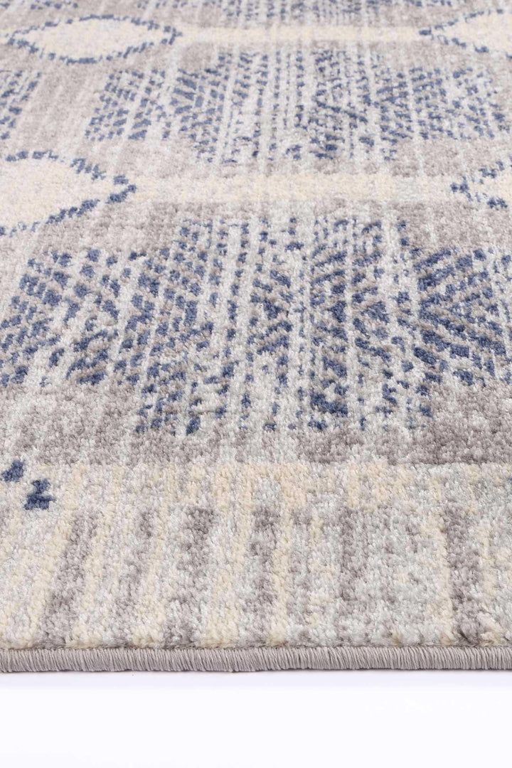 Inca Cuczo Blue Contemporary Rug - DLB Furniture