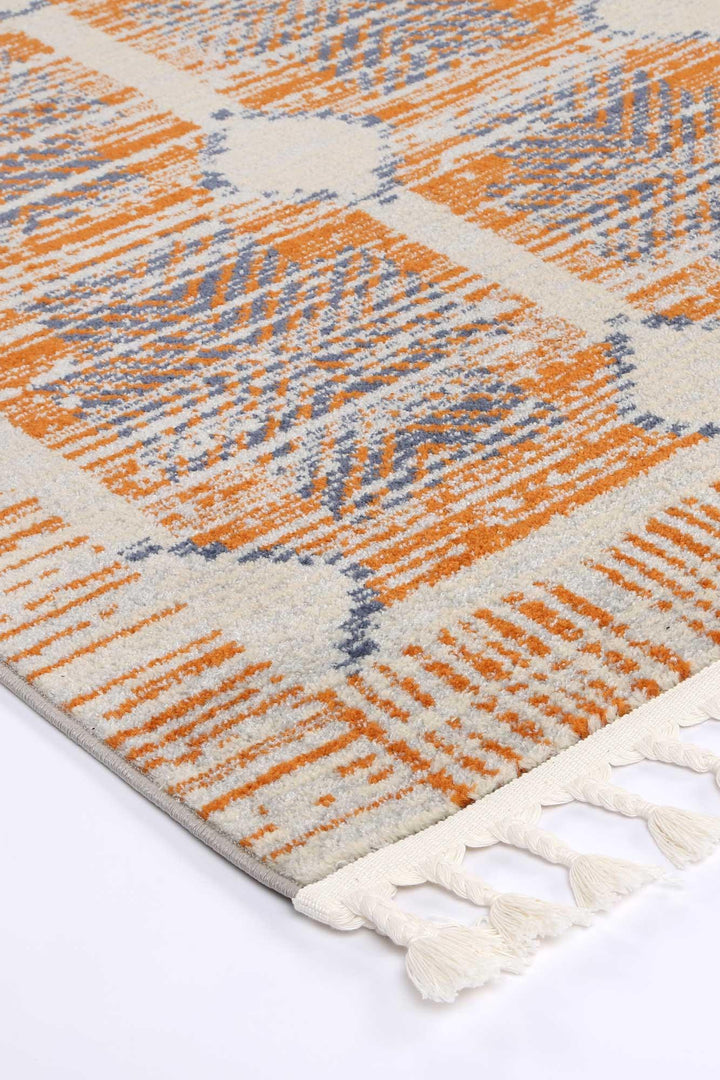 Inca Nasca Rust Contemporary Rug - DLB Furniture