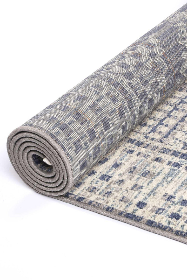 Inca Jauja Blue Contemporary Rug - DLB Furniture