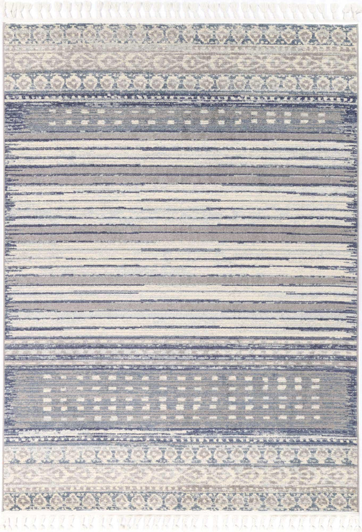 Inca Cajamarca Blue Contemporary Rug - DLB Furniture