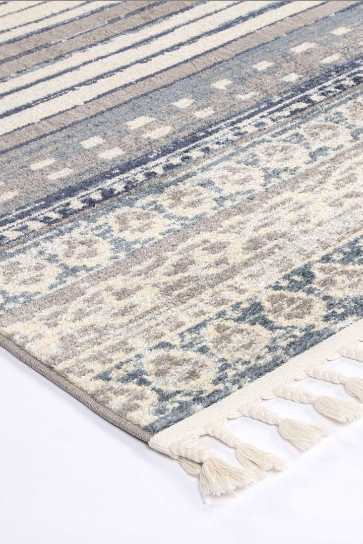 Inca Cajamarca Blue Contemporary Rug - DLB Furniture