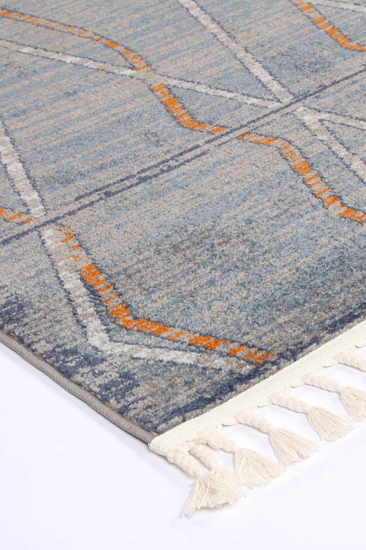 Inca Catarpe Blue Contemporary Rug - DLB Furniture