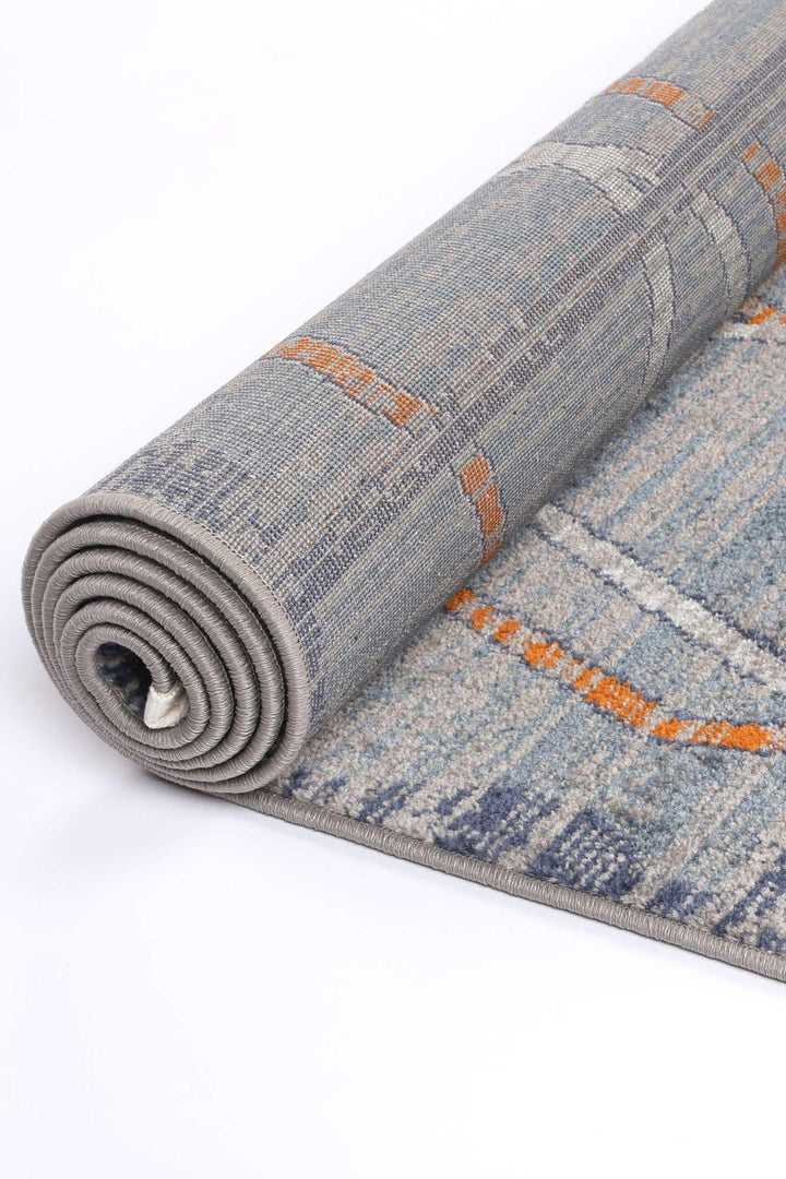Inca Catarpe Blue Contemporary Rug - DLB Furniture