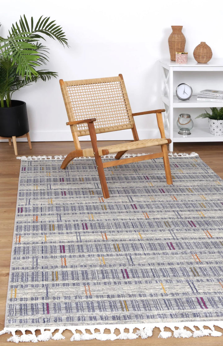 Inca Tilcara Blue Contemporary Rug - DLB Furniture