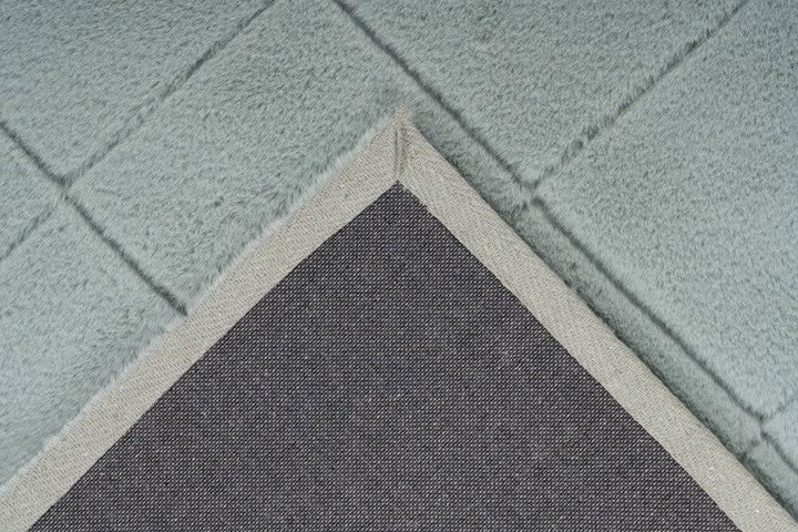 Impulse 600 Jade Very Soft Fluffy Diamond Rug - DLB Furniture