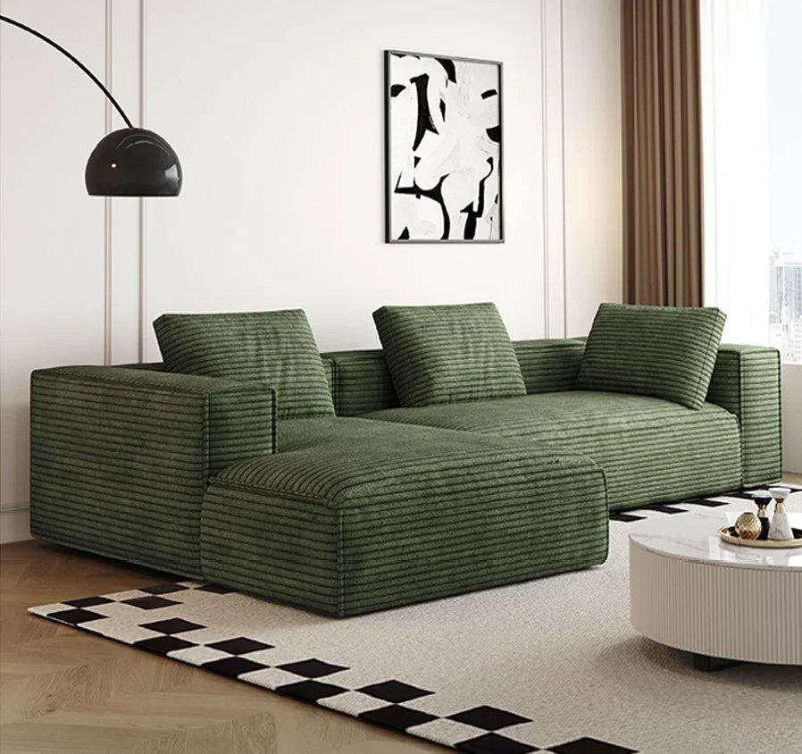 Greenland L Shape Sofa - Green - DLB Furniture