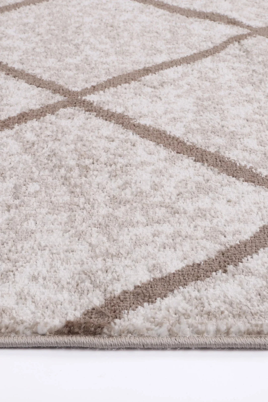 Kimberley Trellis Latte Contemporary Rug - DLB Furniture