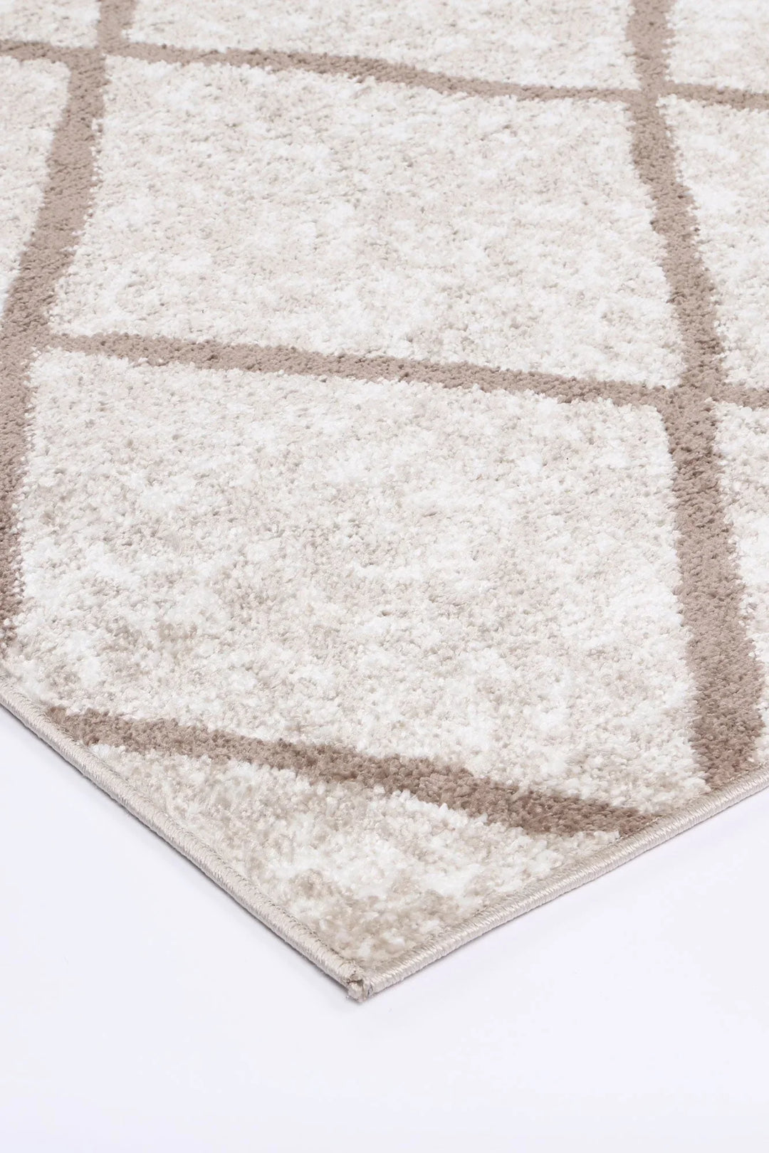 Kimberley Trellis Latte Contemporary Rug - DLB Furniture