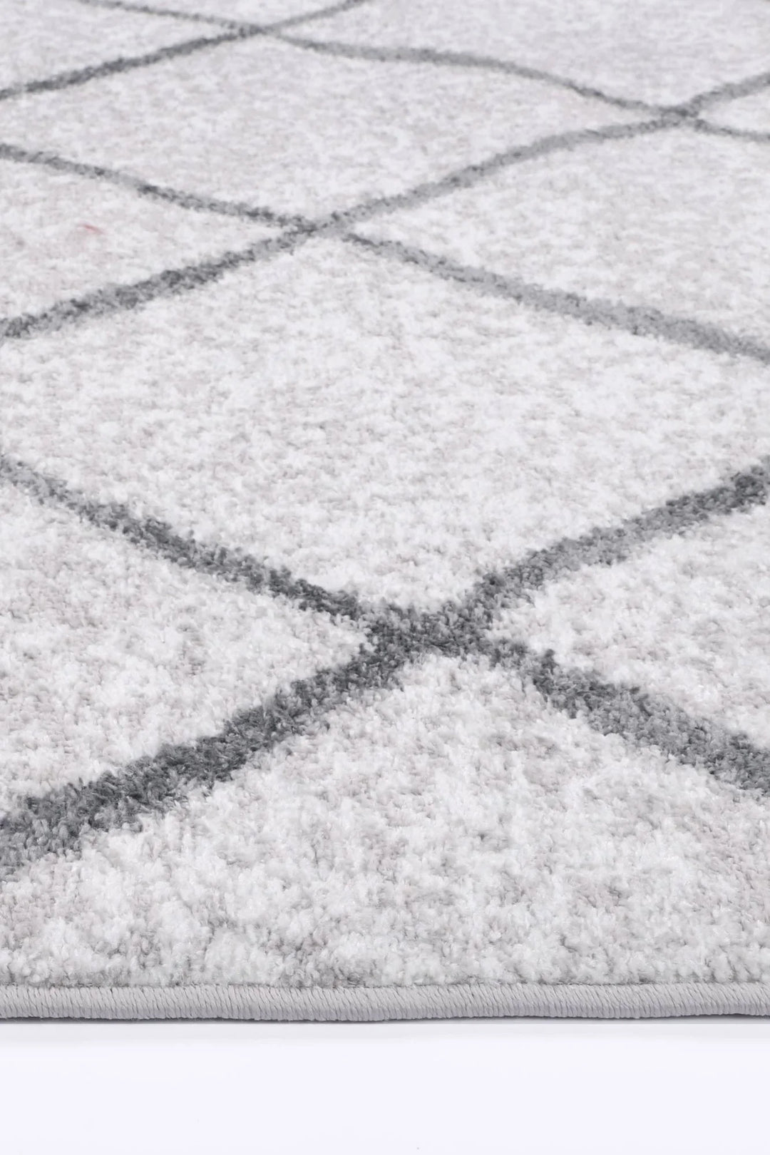 Kimberley Trellis Silver Contemporary Rug - DLB Furniture