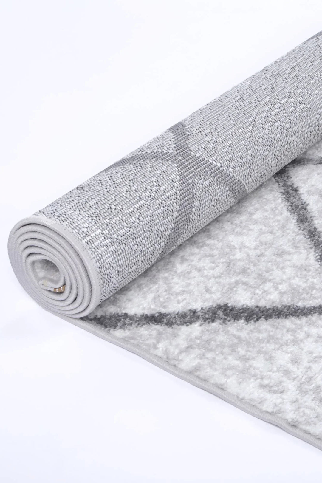 Kimberley Trellis Silver Contemporary Rug - DLB Furniture
