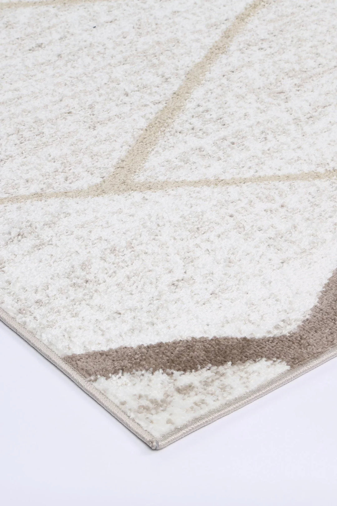 Kimberley Lattice Latte Contemporary Rug - DLB Furniture
