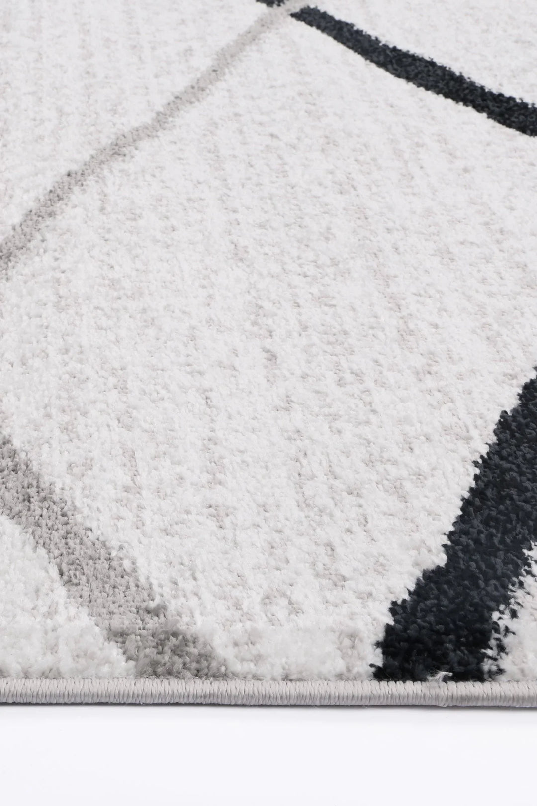 Kimberley Lattice Salt & Pepper Contemporary Rug - DLB Furniture