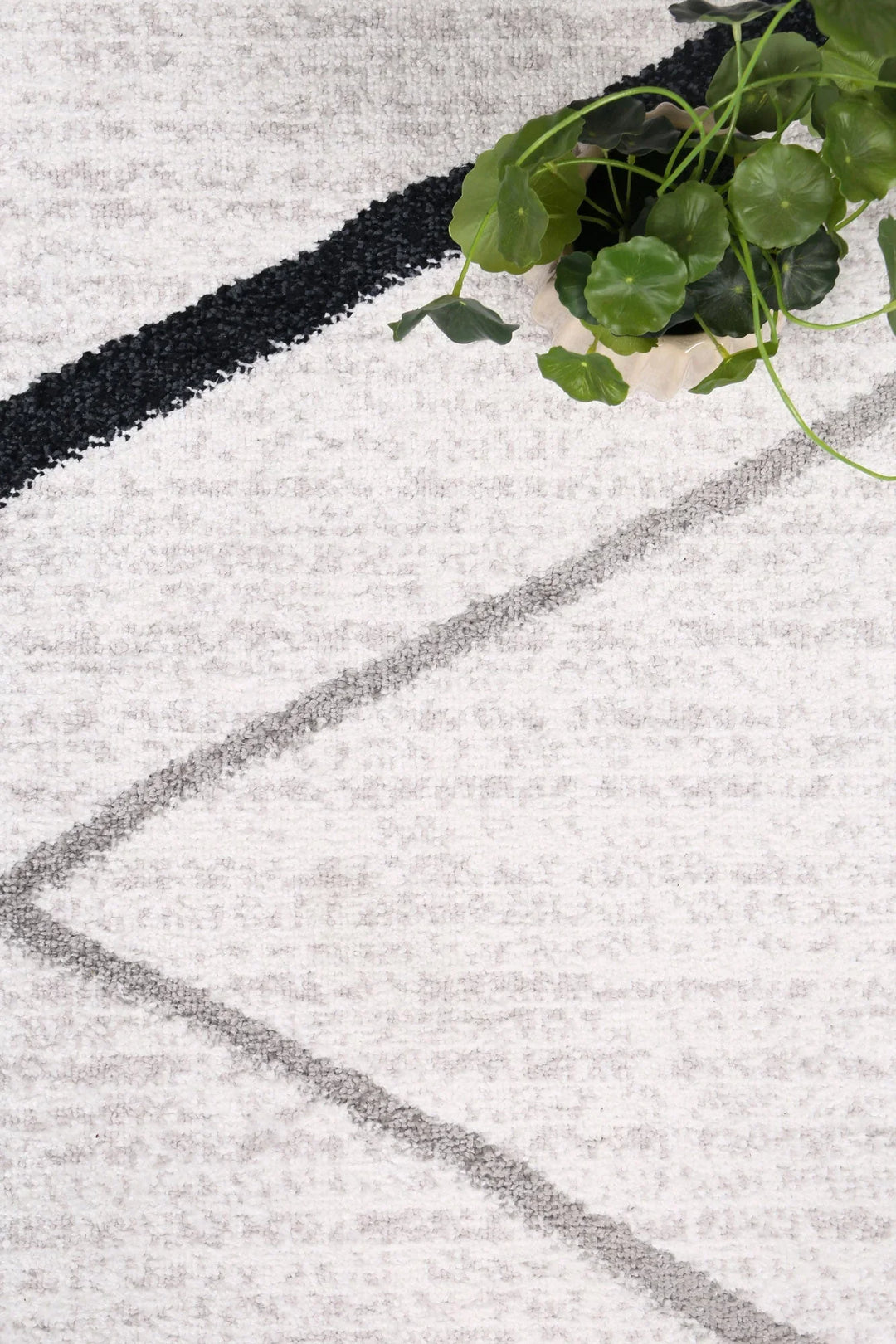 Kimberley Lattice Salt & Pepper Contemporary Rug - DLB Furniture