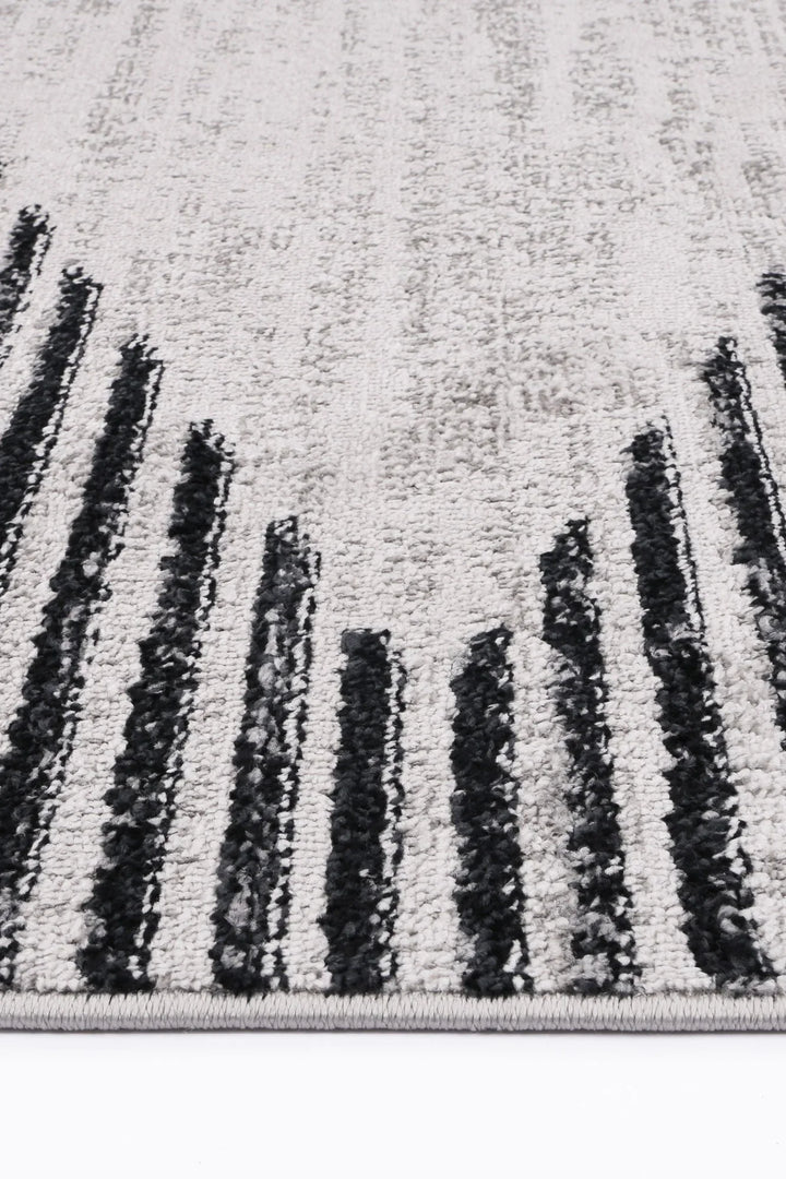 Kimberley Diamond Charcoal Contemporary Rug - DLB Furniture