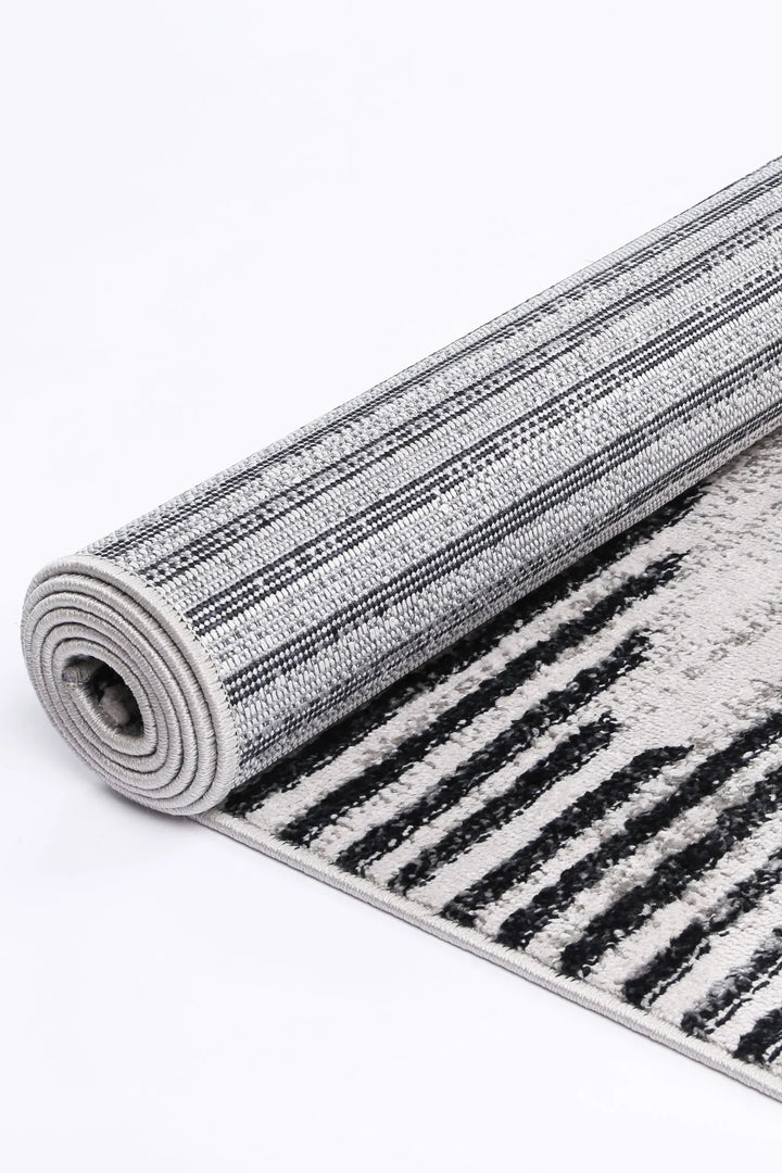 Kimberley Diamond Charcoal Contemporary Rug - DLB Furniture