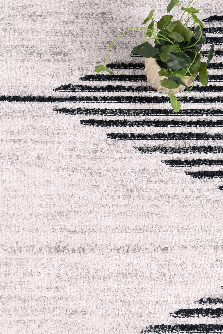 Kimberley Diamond Charcoal Contemporary Rug - DLB Furniture