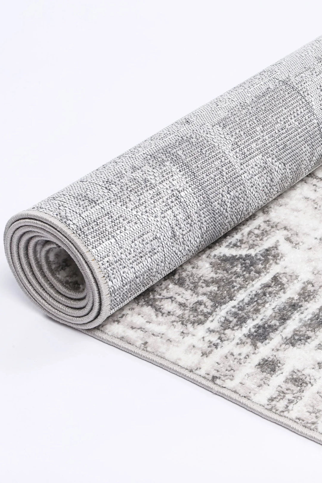 Kimberley Matrix Geometric Silver Rug - DLB Furniture