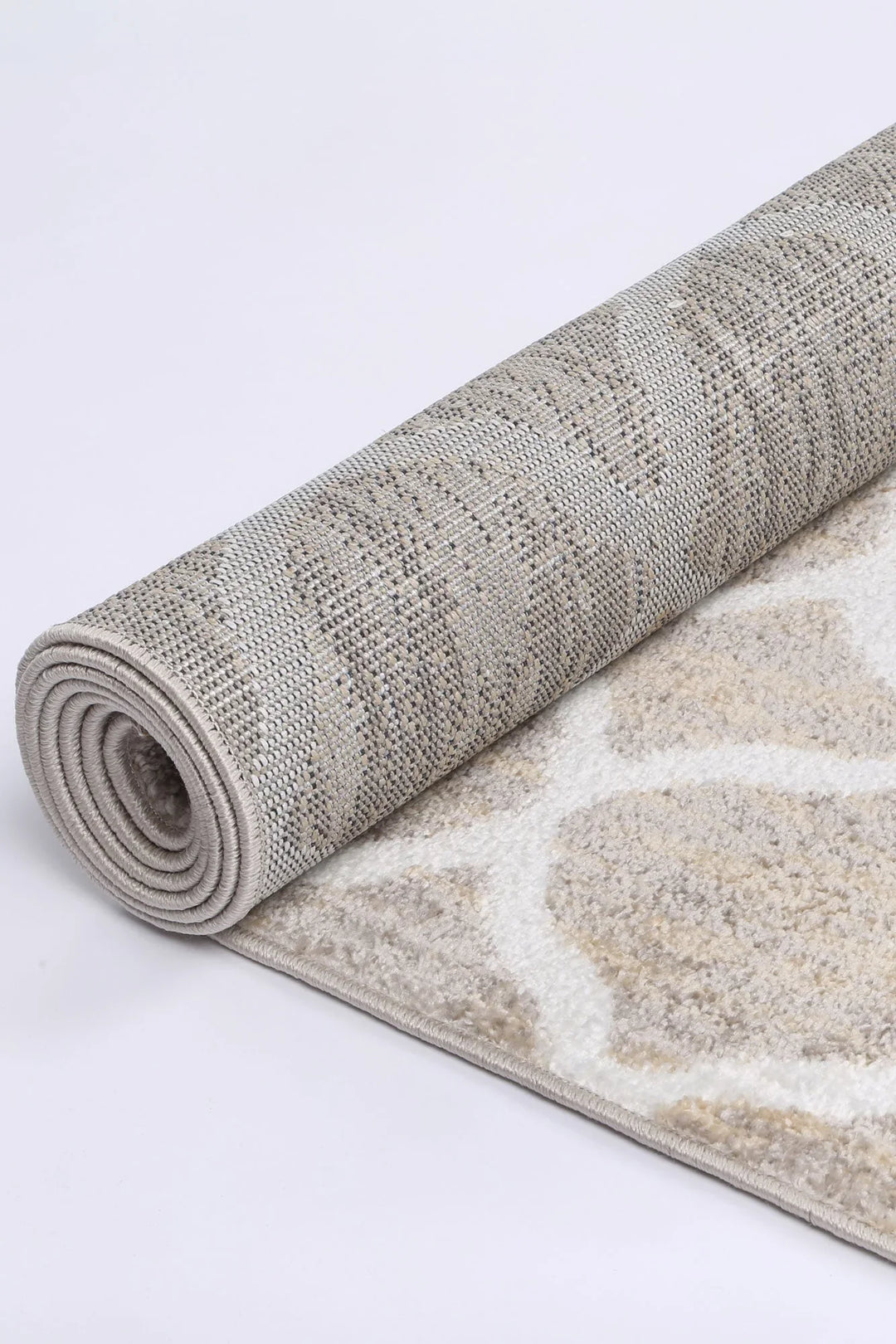 Kimberley Repeat Latte Contemporary Rug - DLB Furniture
