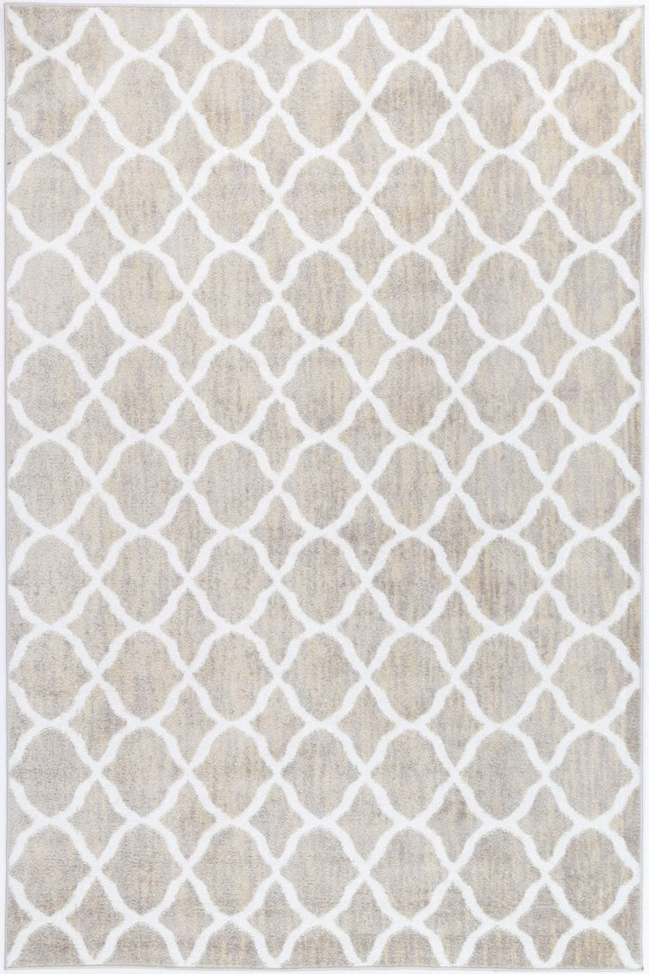 Kimberley Repeat Latte Contemporary Rug - DLB Furniture