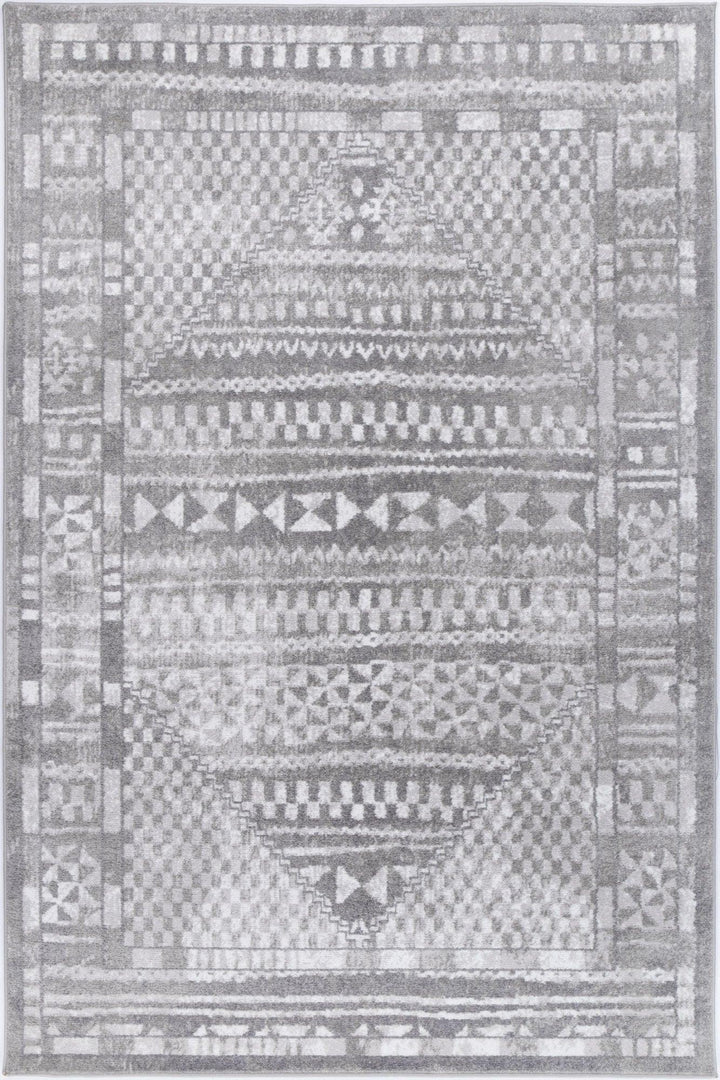Kimberley Aztec Grey Contemporary Rug - DLB Furniture