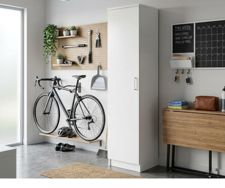 Beli Single Door Pantry - White