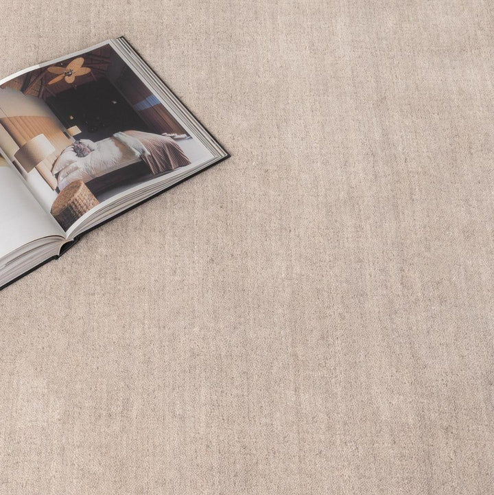 Charleston Hand-Knotted Wool Rug Beige - DLB Furniture