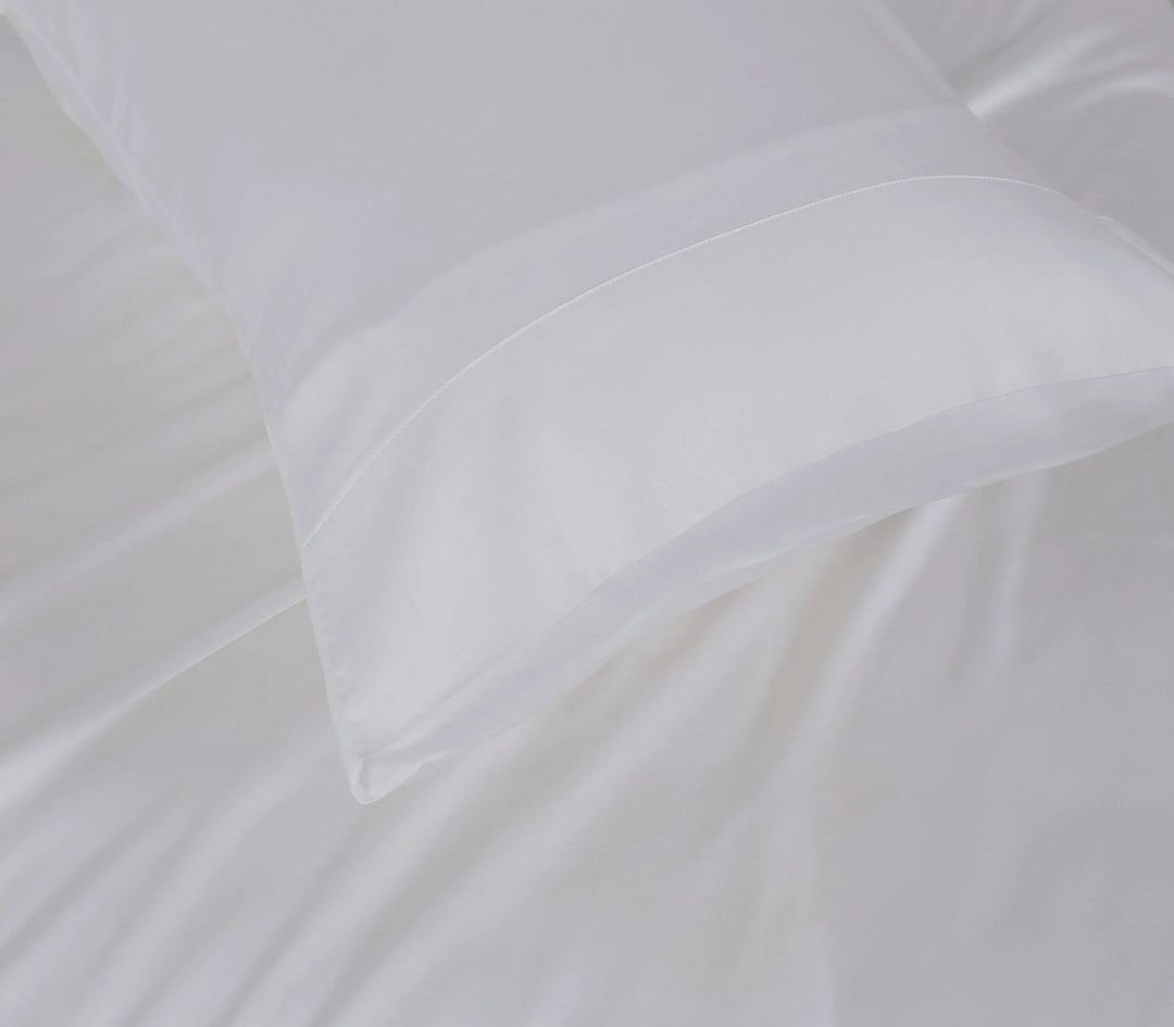 100% Tencel Fabric Fitted Sheet White - DLB Furniture