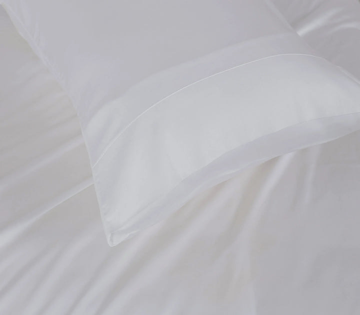 100% Tencel Fabric Fitted Sheet White - DLB Furniture
