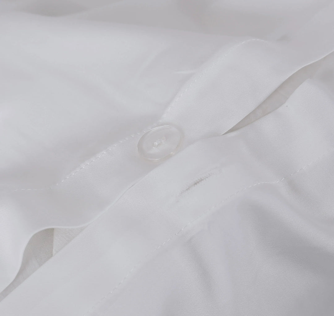 100% Tencel Fabric Fitted Sheet White - DLB Furniture