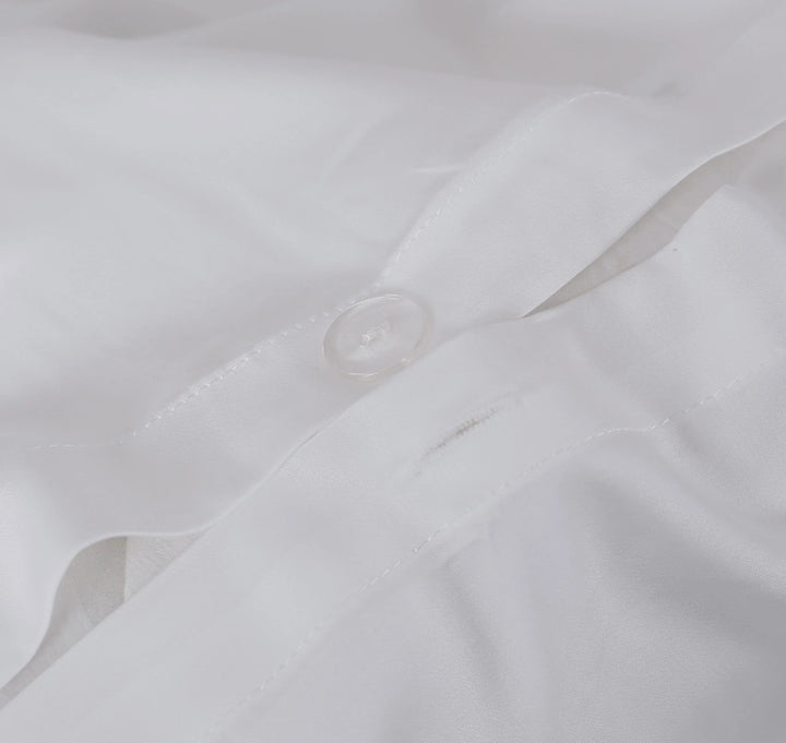 100% Tencel Fabric Fitted Sheet White - DLB Furniture