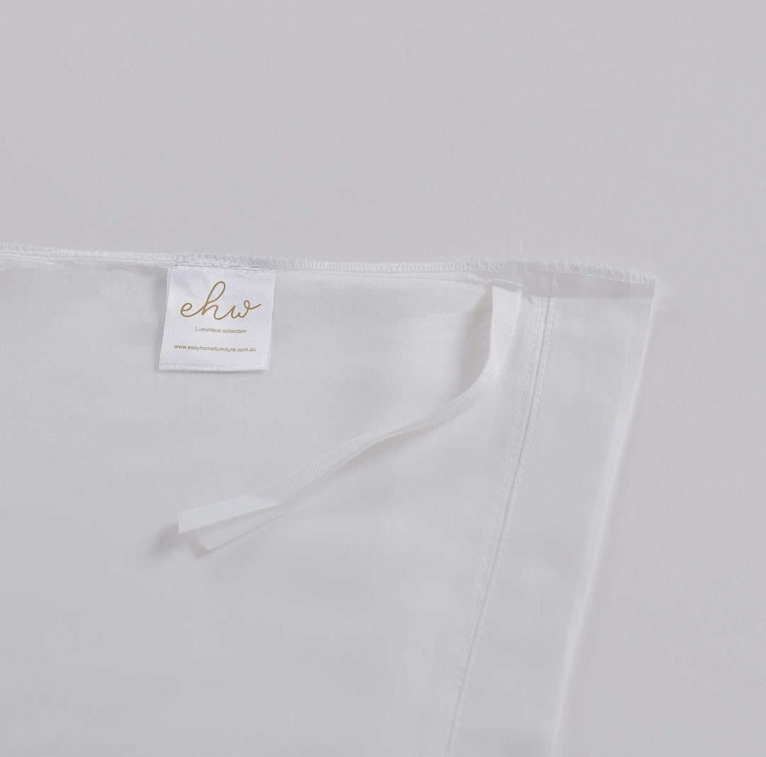 100% Tencel Fabric Fitted Sheet White - DLB Furniture