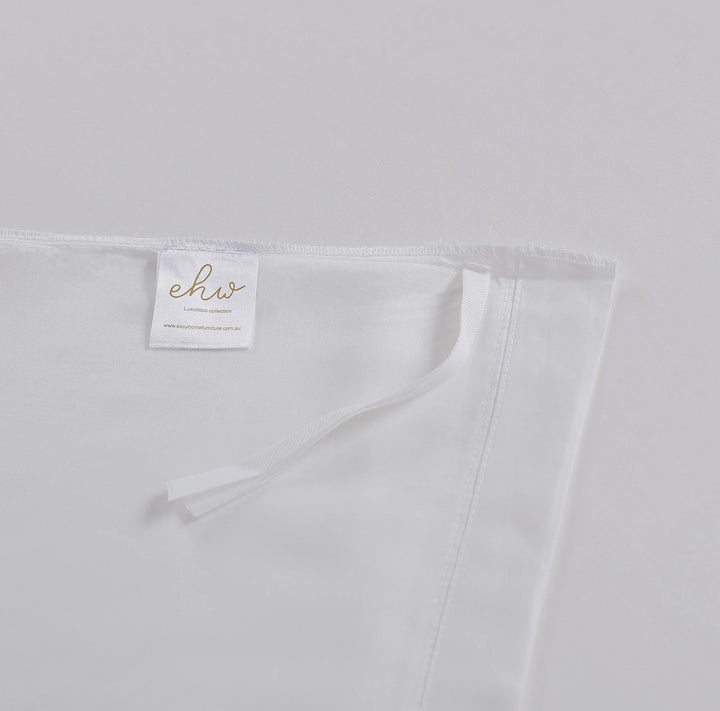 100% Tencel Fabric Fitted Sheet White - DLB Furniture
