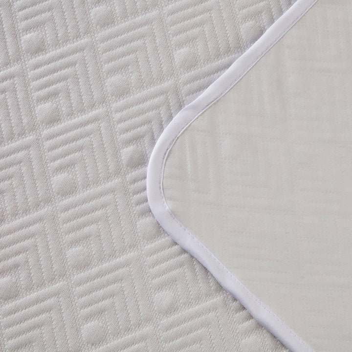 Waterproof Mattress Protector Tencel Fabric White Single - DLB Furniture