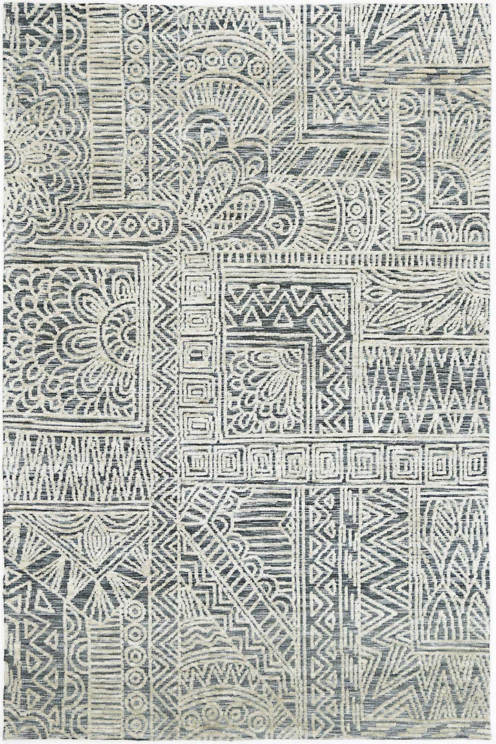 Amritsar Newburg Anthracite Tribal Rug - DLB Furniture