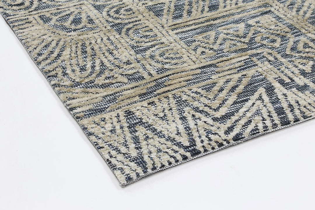 Amritsar Newburg Anthracite Tribal Rug - DLB Furniture