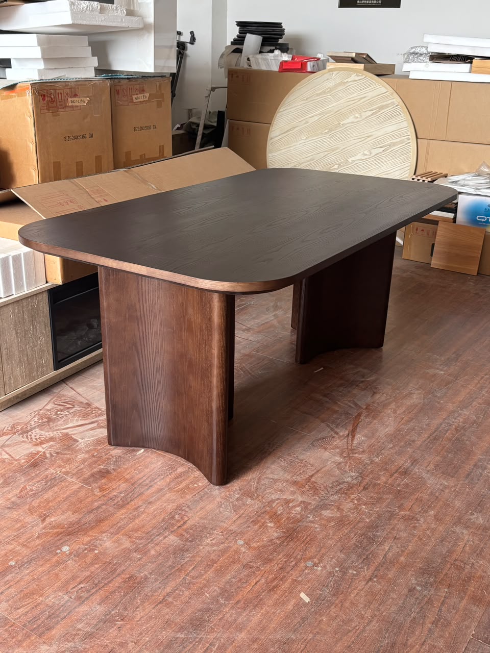 Aurelia Luxury Wooden Dining Table – Walnut Colour