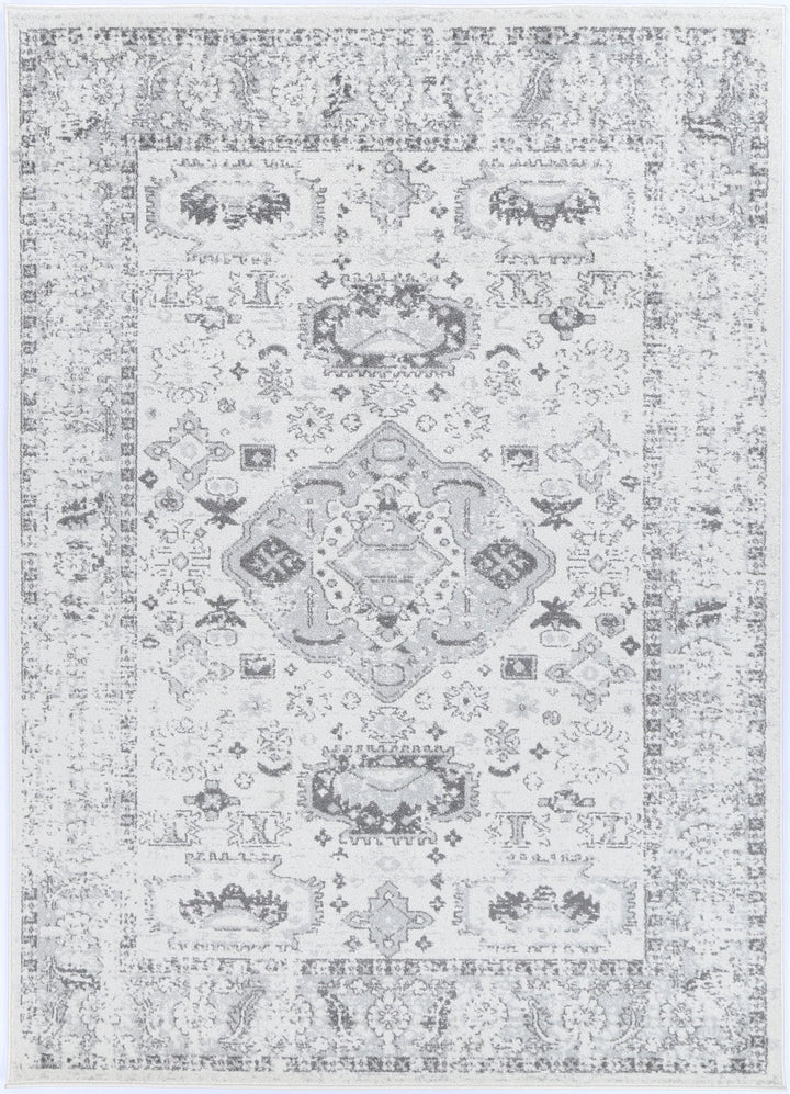 Provence Trellis Cream & Light Grey Rug - DLB Furniture