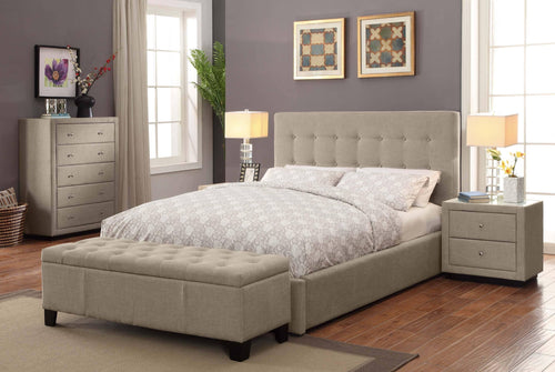 Pria Fabric King Single Bed Frame - DLB Furniture