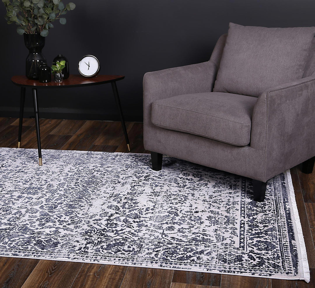 Rapsody Chopin Navy Transitional Rug - DLB Furniture