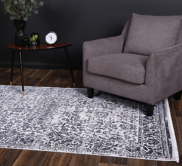 Rapsody Chopin Navy Transitional Rug - DLB Furniture