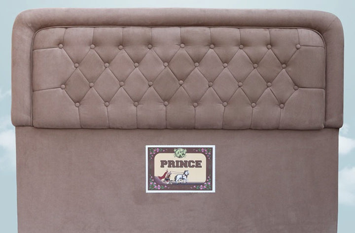 Simple Design Fabric Bed Head-Chocolate