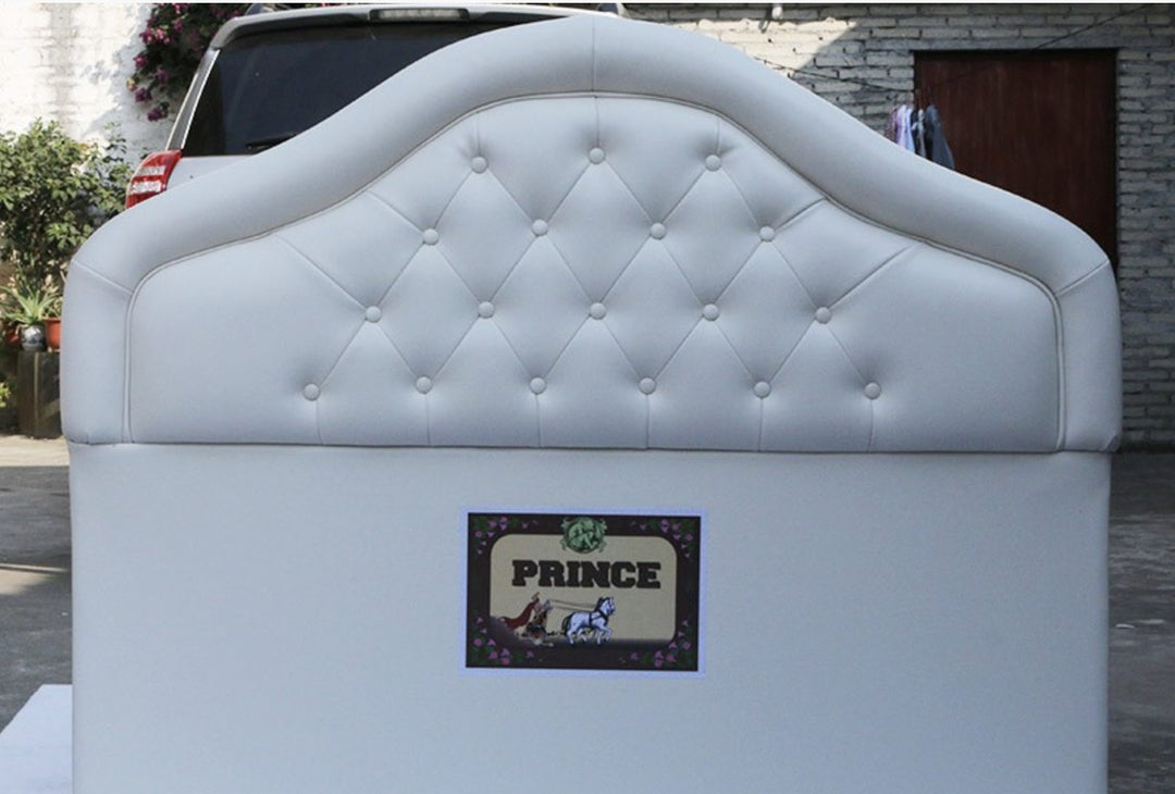 Simple Design PU leather Bed Head-White