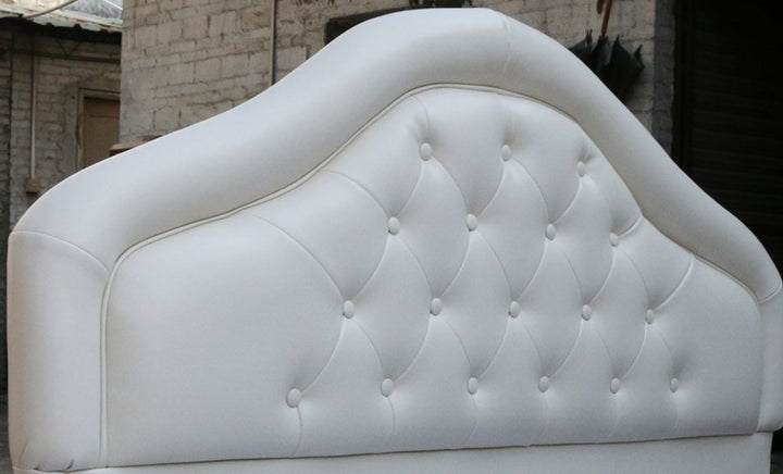Simple Design PU leather Bed Head-White