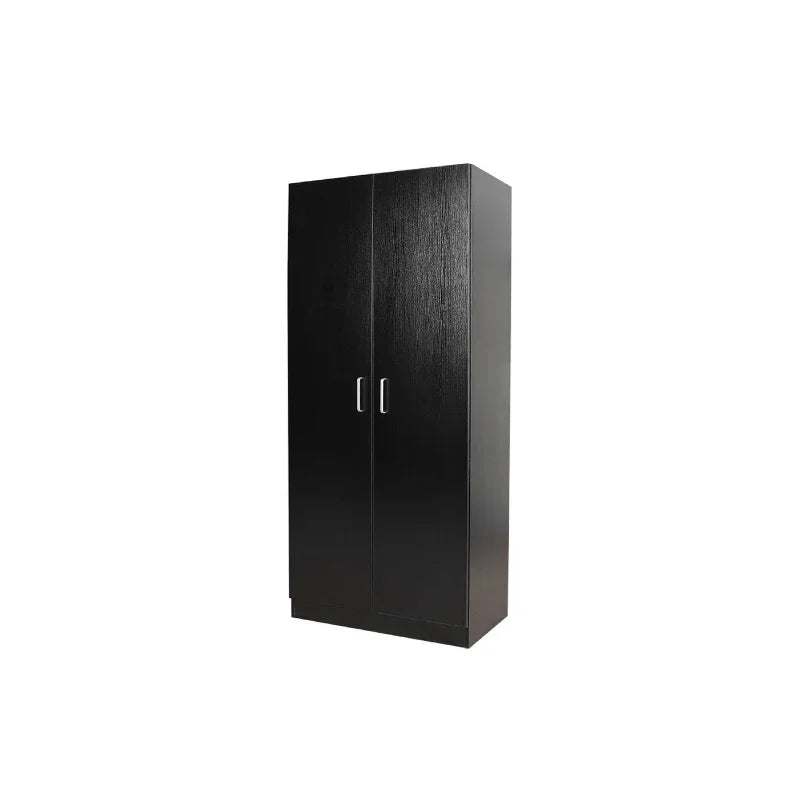 Beli 2 Door Combo Black Wardrobe - DLB Furniture