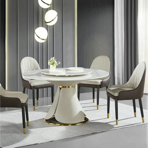 Moon Round Dining Table (Customisation Accepted) - DLB Furniture
