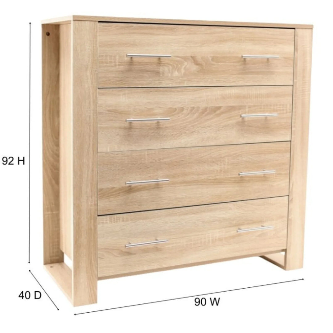 Herse Lowboy 4 Drawers - DLB Furniture