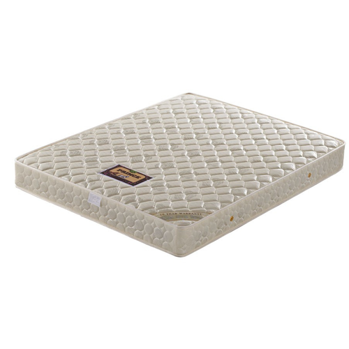 Quilted foam mattress with cream hexagonal pattern, home furniture bedding