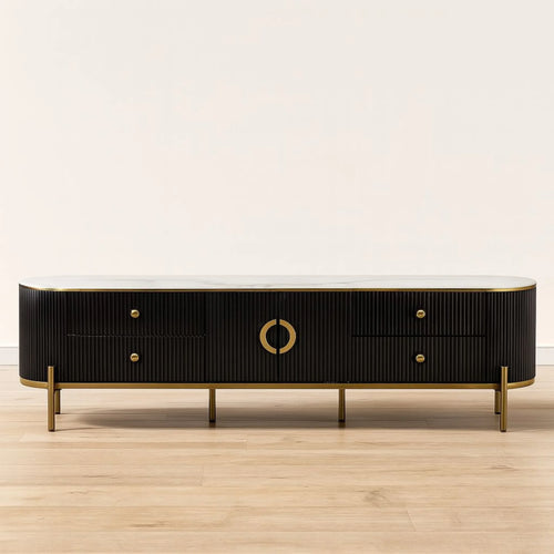 Phoebe Black TV Unit - DLB Furniture